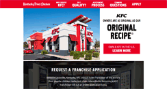 Desktop Screenshot of kfcfranchise.com