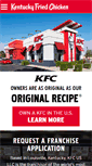 Mobile Screenshot of kfcfranchise.com